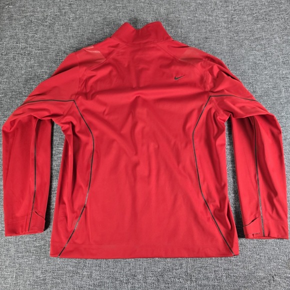 Nike Golf Storm Fit 20 Red Full Zip Jacket Men's Medium M Lightweight - Picture 2 of 11